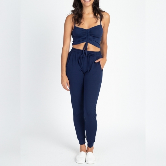 CLOSING - Joggers ONLY  in Navy - Picture 2 of 15